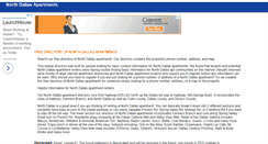 Desktop Screenshot of north-dallas-apartment.com