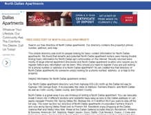 Tablet Screenshot of north-dallas-apartment.com